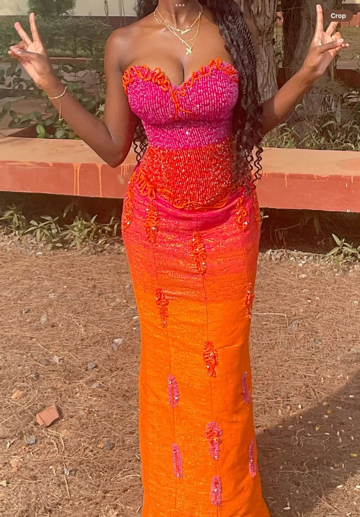 Sweetheart Mermaid Long Prom Dress Gradient Graduation Dress Evening Dress - Fashionpara