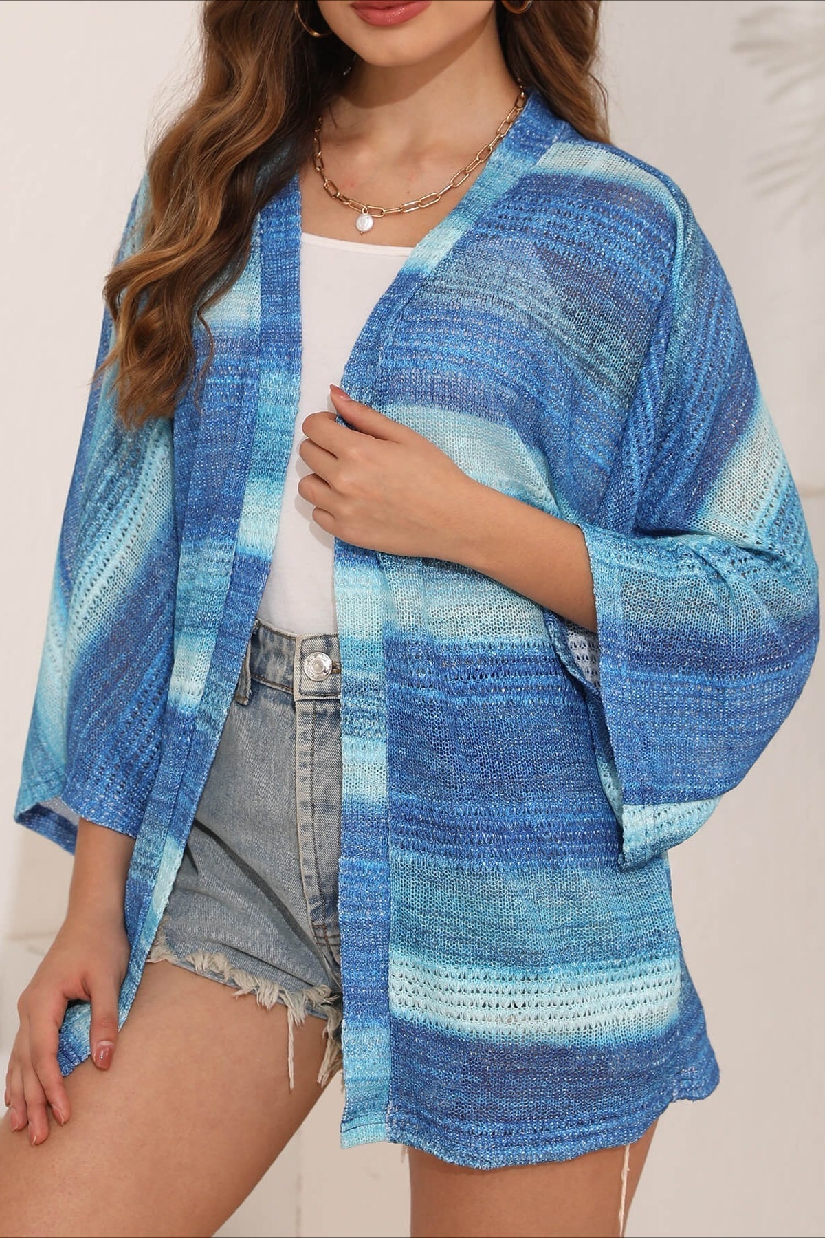 Crochet Tie Dye Relaxed Cardigan 2
