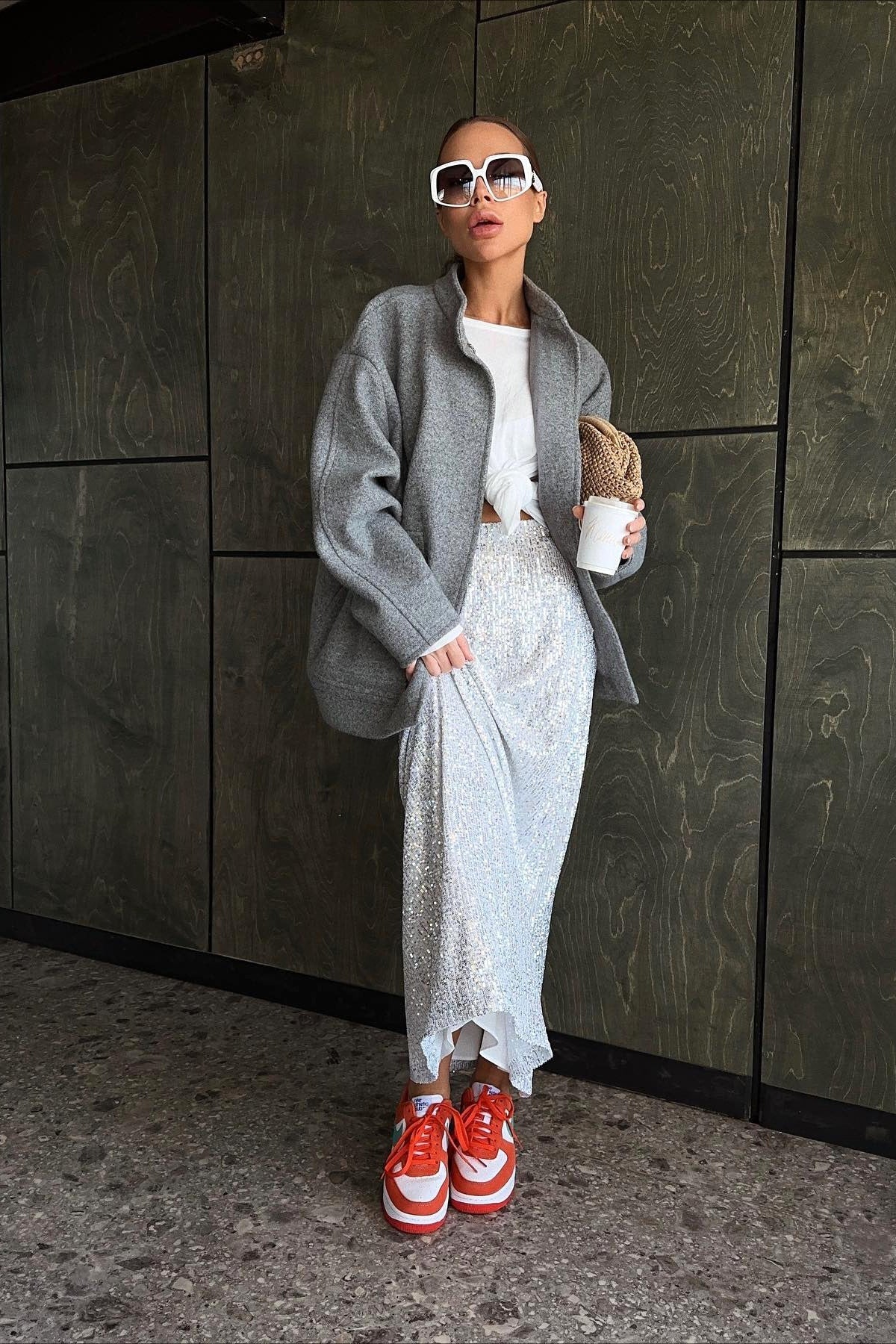 Elegant Stand Collar Wool Blend Coat for Stylish Comfort