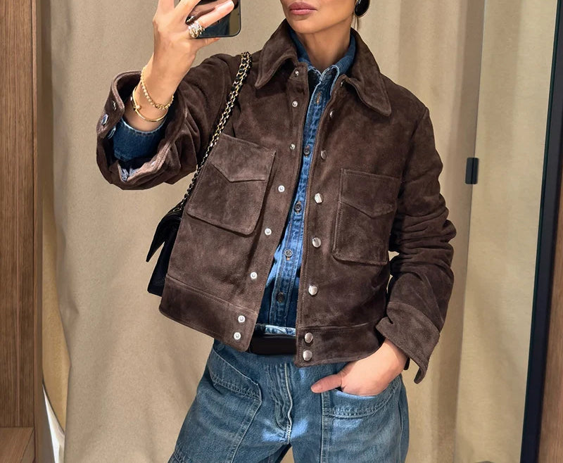 Retro Tassel Beaded Zipper Jacket - Fashionpara