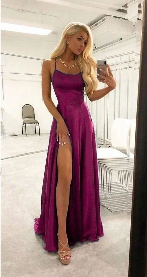 simple sleeveless full length evening dresses Prom Dresses - Fashionpara