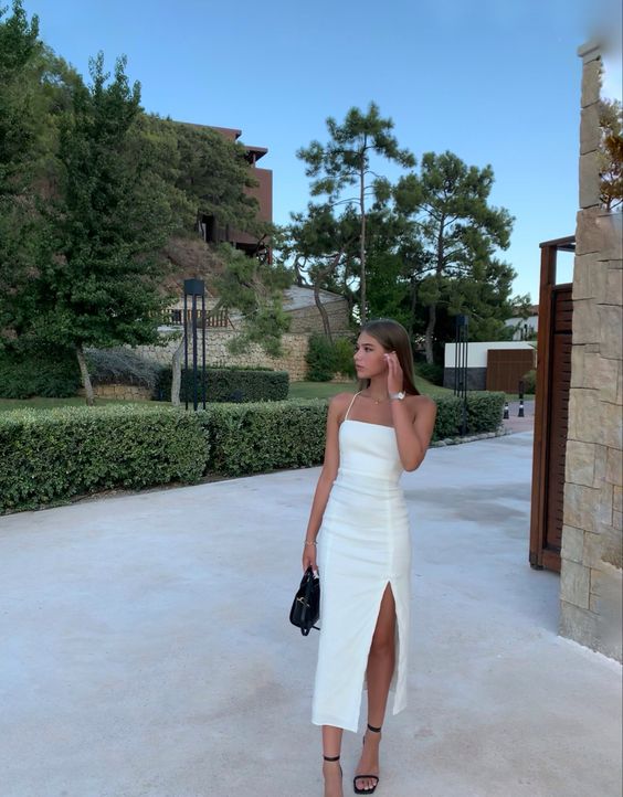 Sexy white prom dress - Fashionpara