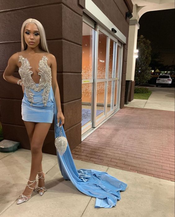 sexy short homecoming dress paty gowns - Fashionpara