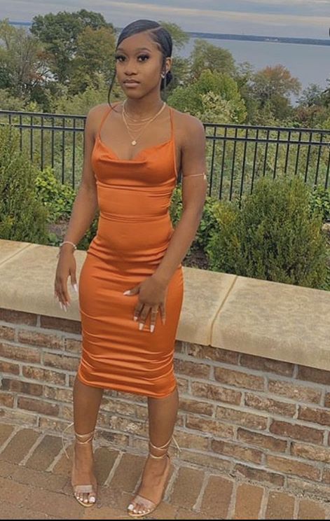 Orange Prom Dresses, Formal Evening Dress - Fashionpara