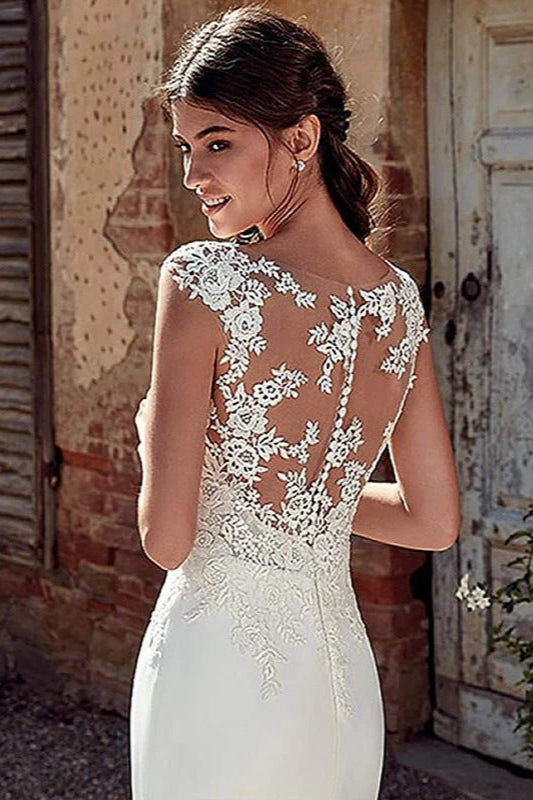 Long Sleeve Mermaid Sexy Wedding Dress