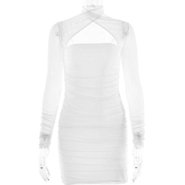 Georgina Short Dress - White 6