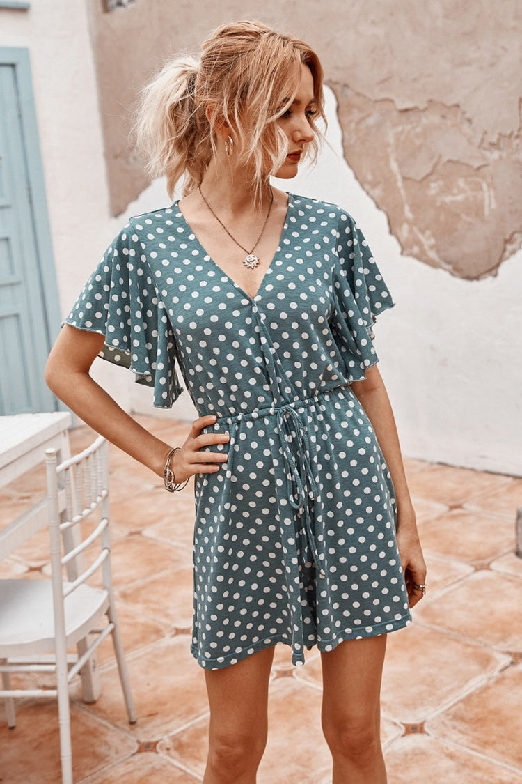 Dot Printed Romper