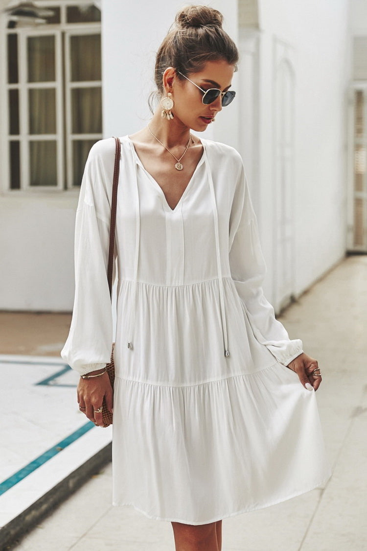 Vintage Ties Loose Dress - Fashionpara