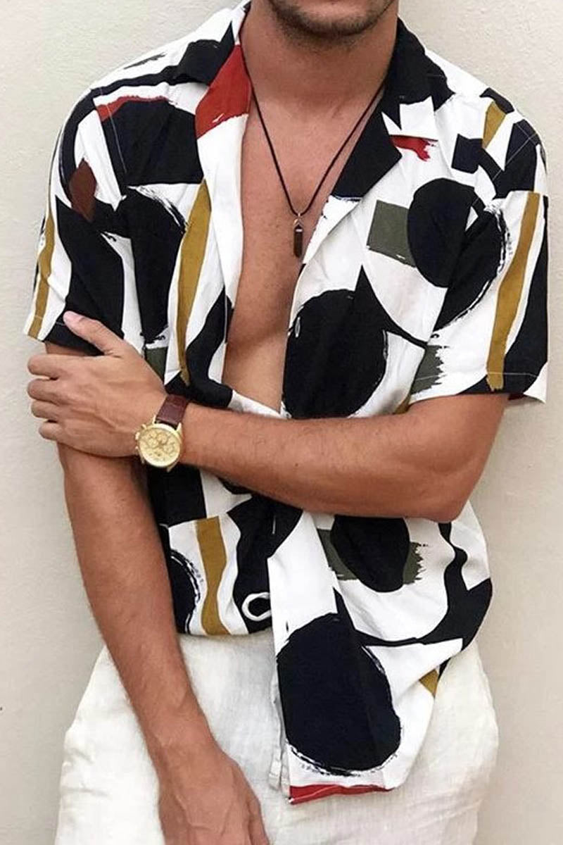 Vintage Men's Printed Shirt - Fashionpara