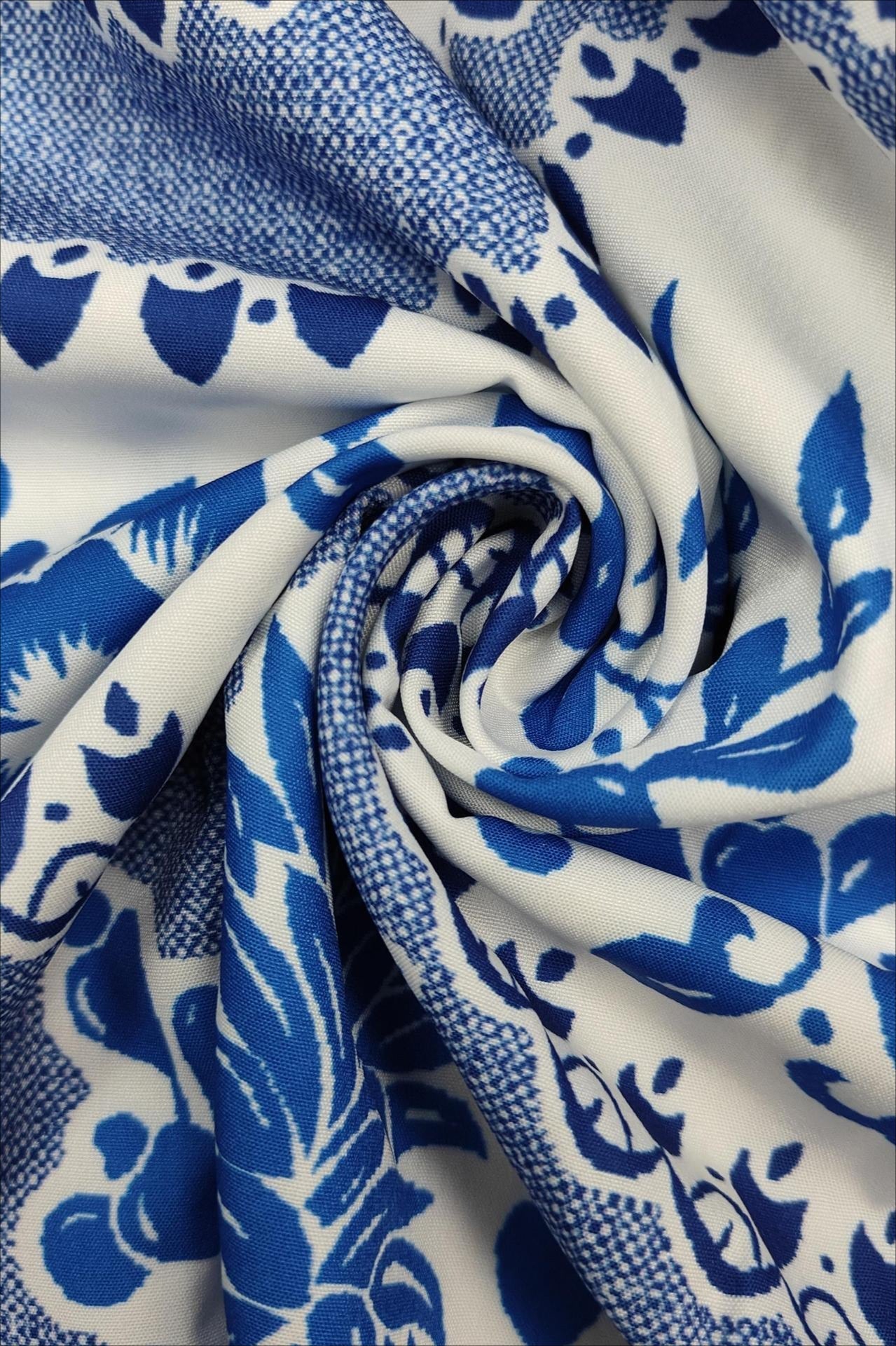 Chic Floral Print High-Waist Maxi Dress