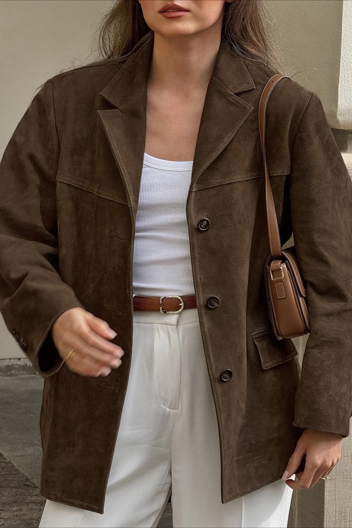 Relaxed Single Breasted Longline Blazer 2