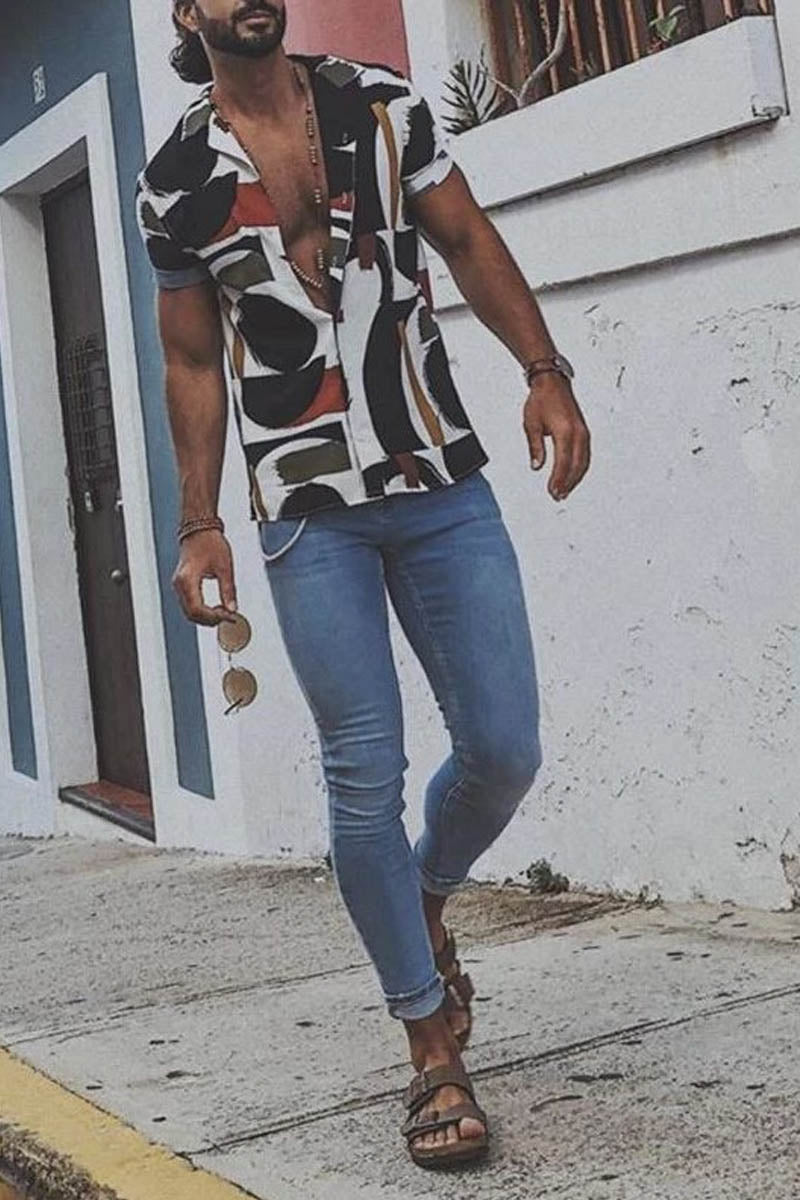 Vintage Men's Printed Shirt Fashionpara