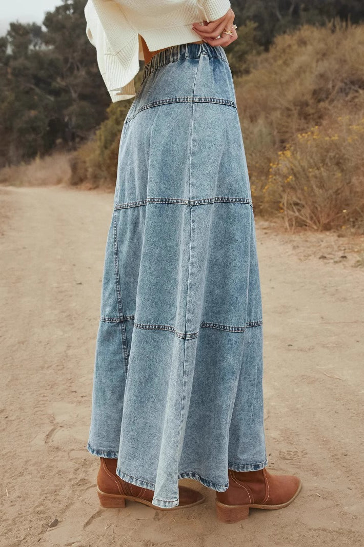 Patchwork Denim Jeans
