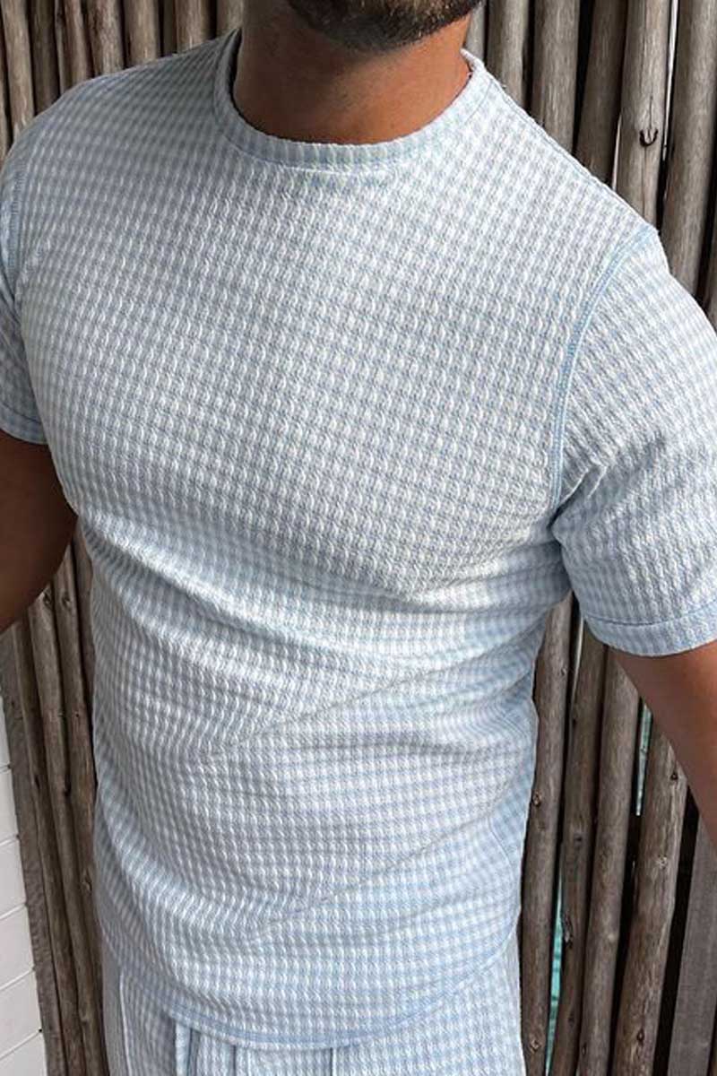 Solid Color Short-Sleeved T-Shirt - Fashionpara