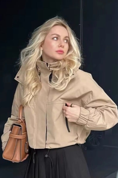 Contemporary Cropped Hood Jacket