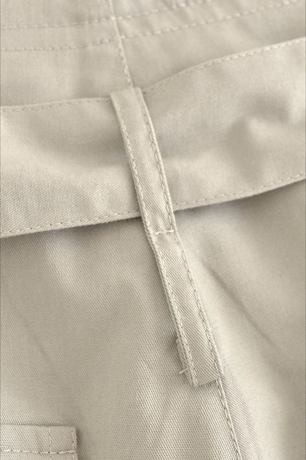 High Waist Belted Wide Leg Cargo Pant