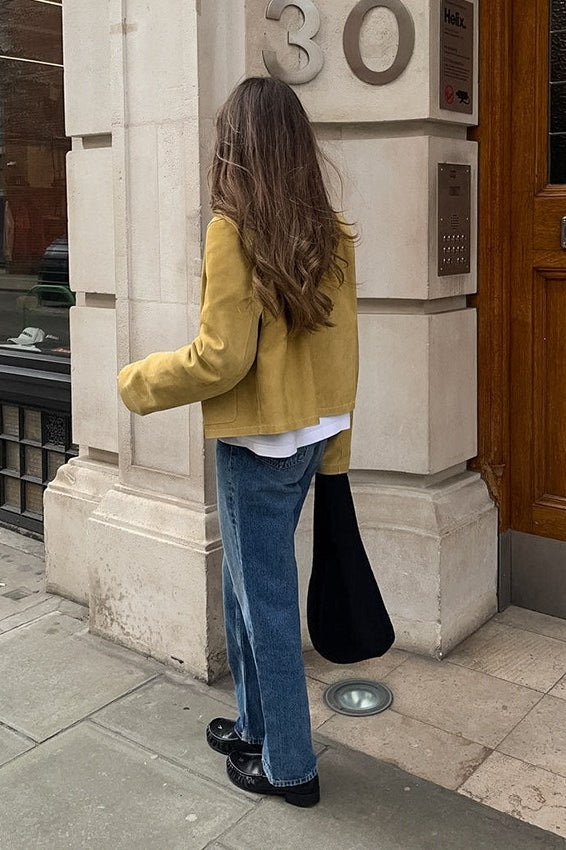 Faux Suede Commuter Jacket 4