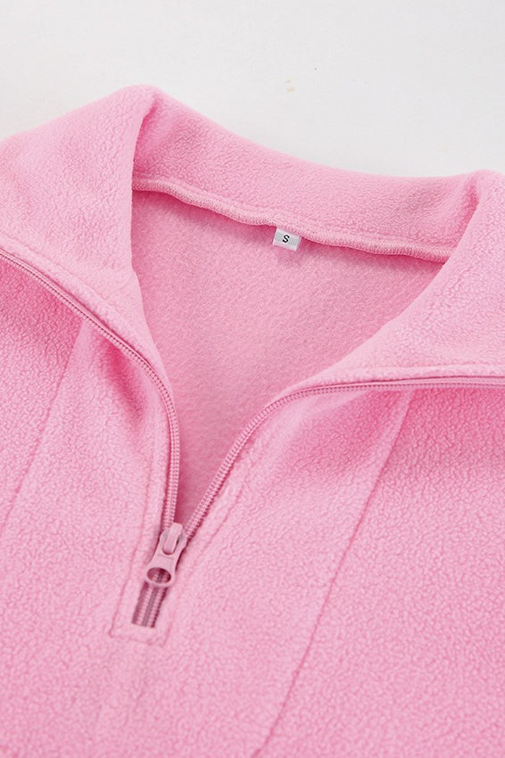 Oversized Fleece Collar Hoodie