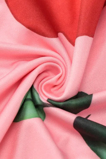 Floral Print Plunge Backless Satin Maxi Dress