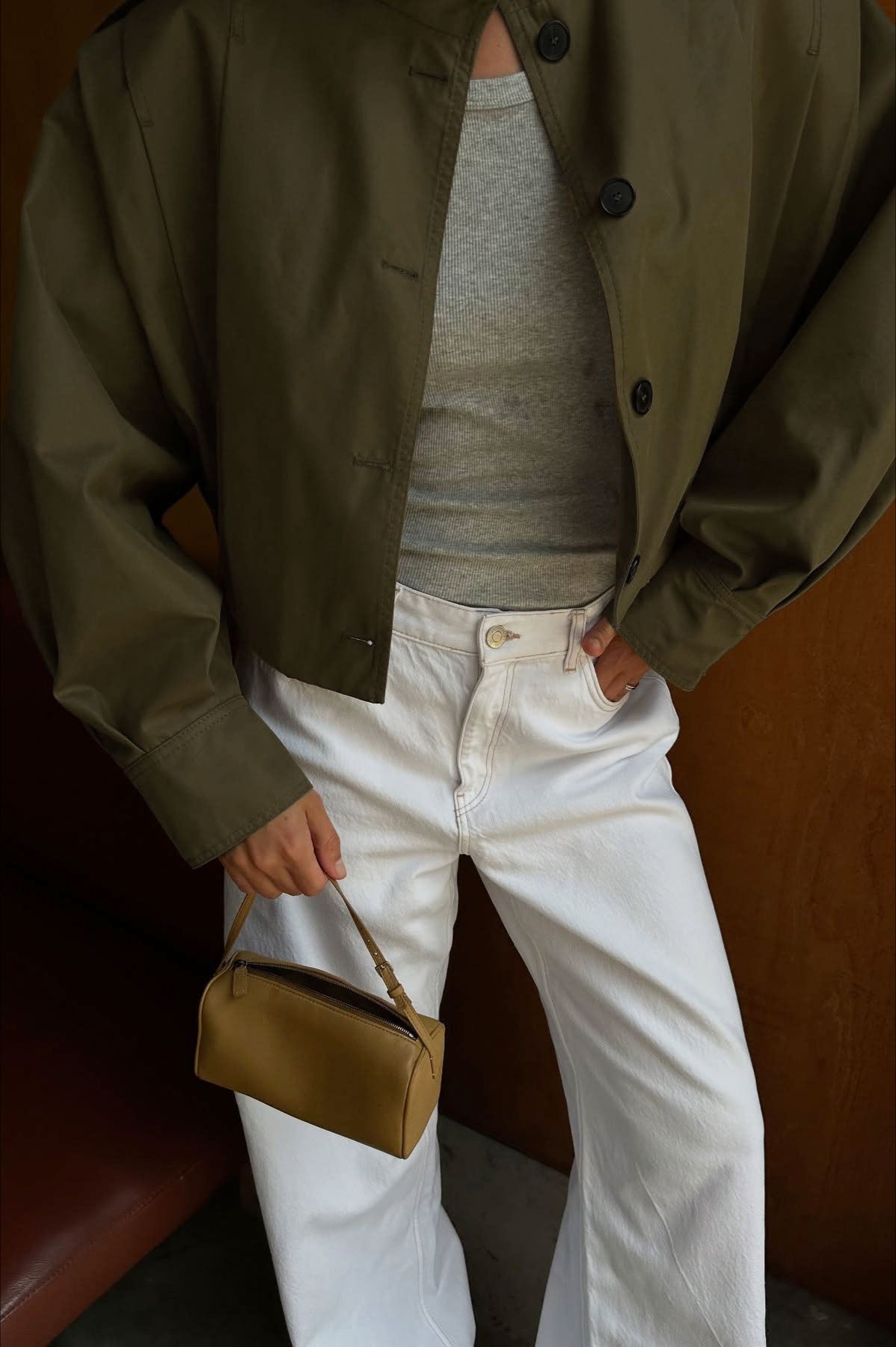 High Neck Long Sleeve Jacket