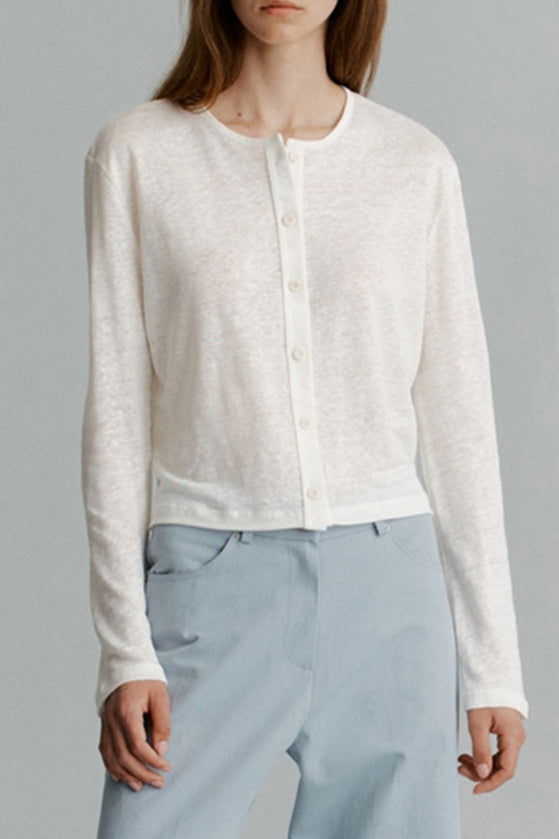 Stylish Buttoned Knit Cardigan for Effortless Layering