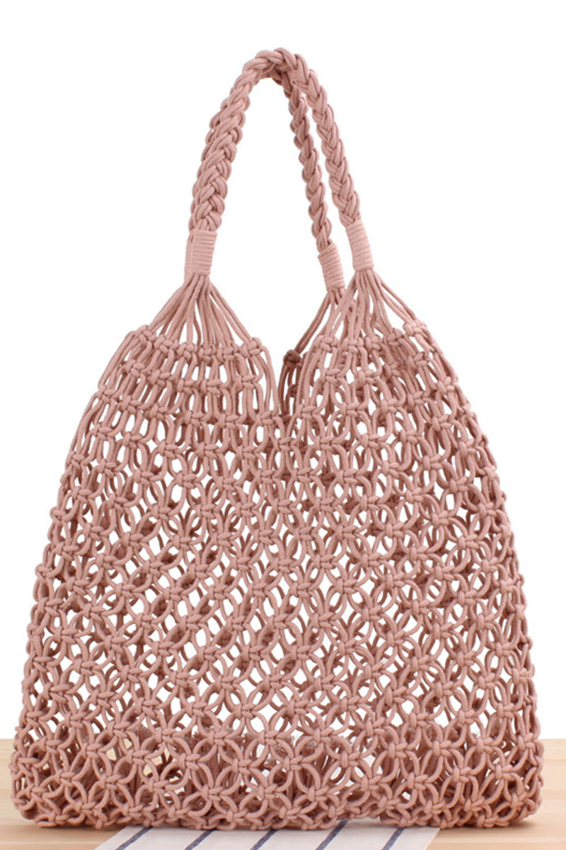 Beach Woven Straw Shopper Bag - Fashionpara