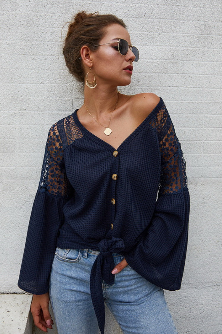 RadyRin Long Sleeve Classic Color Sweater for Effortless Style