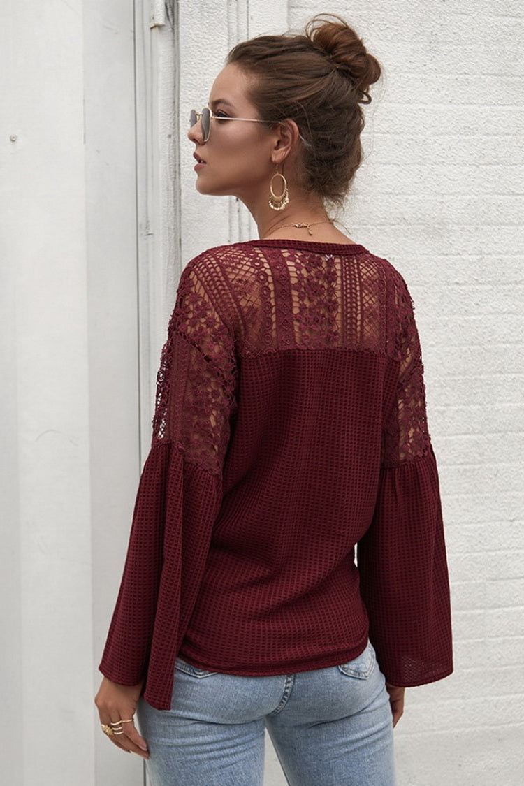 RadyRin Long Sleeve Classic Color Sweater for Effortless Style