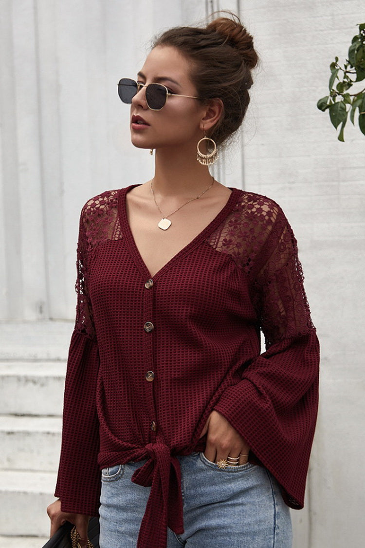 RadyRin Long Sleeve Classic Color Sweater for Effortless Style