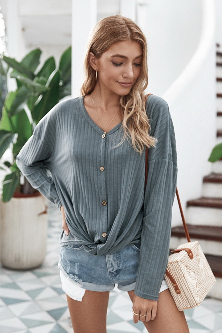 Elegant V-neck Cardigan Jacket for Stylish Layering