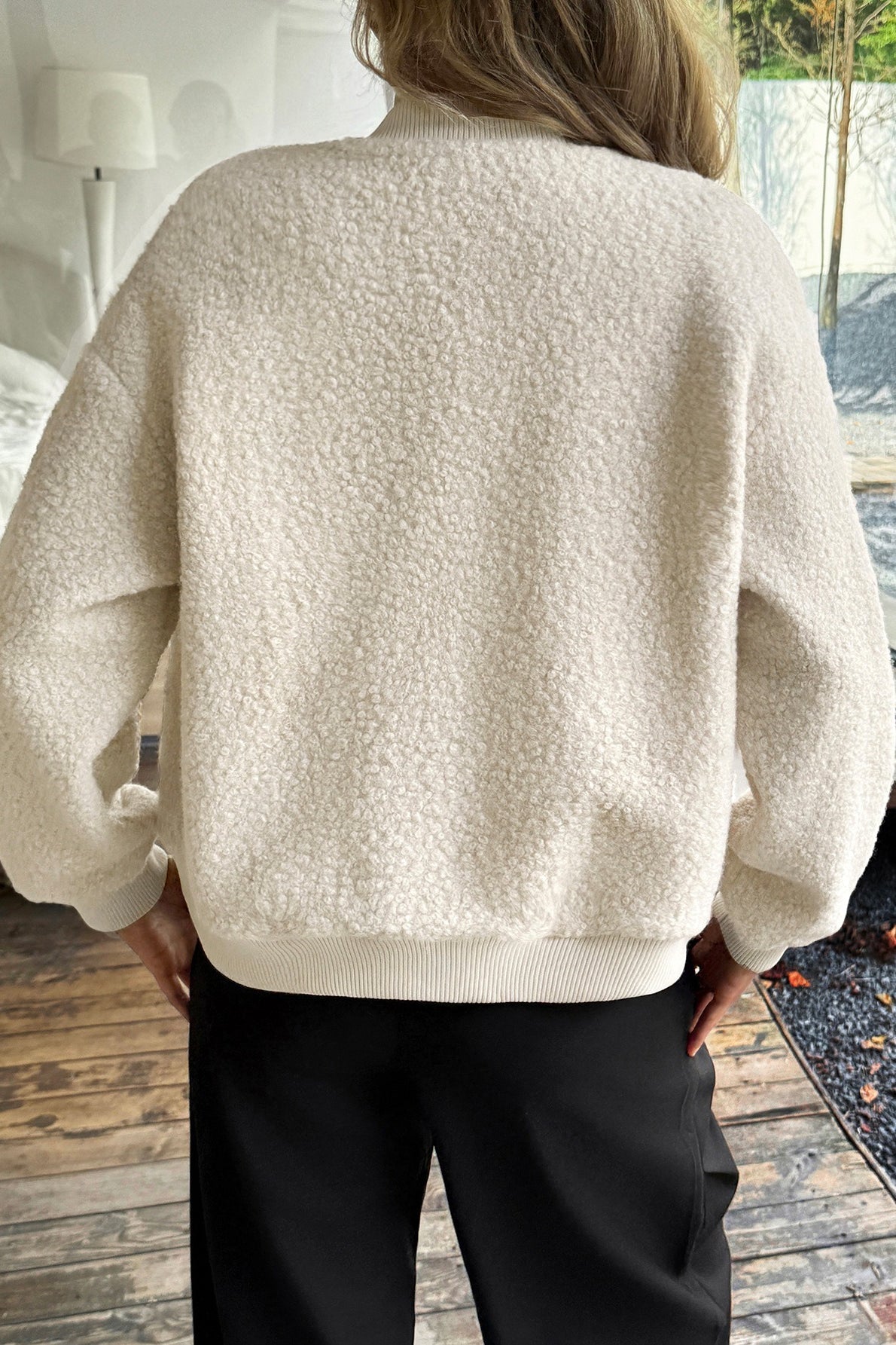 Holiday Style Long Sleeve Button Coat - Fashionpara