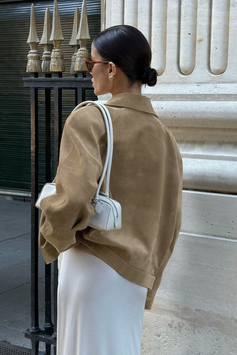 Vintage Suede Relaxed Fit Jacket