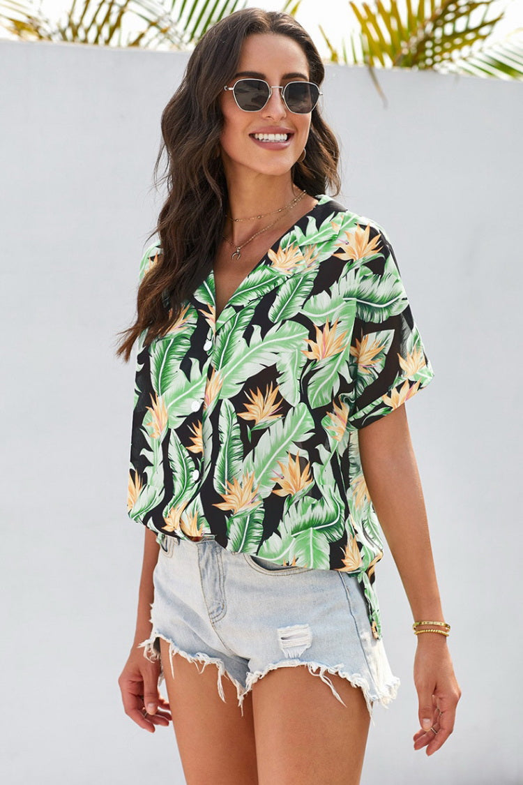 Plants Printed Shirt