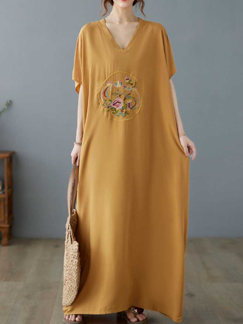 Whisper In Sky Kaftan Dress - Fashionpara