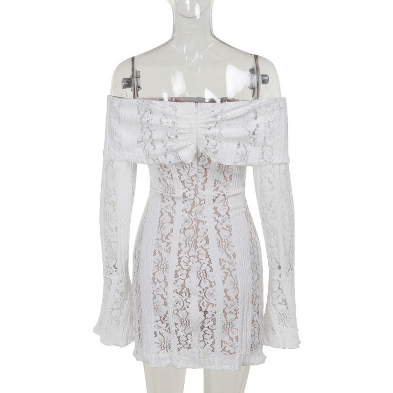 Reverie Off-Shoulder Dress - White