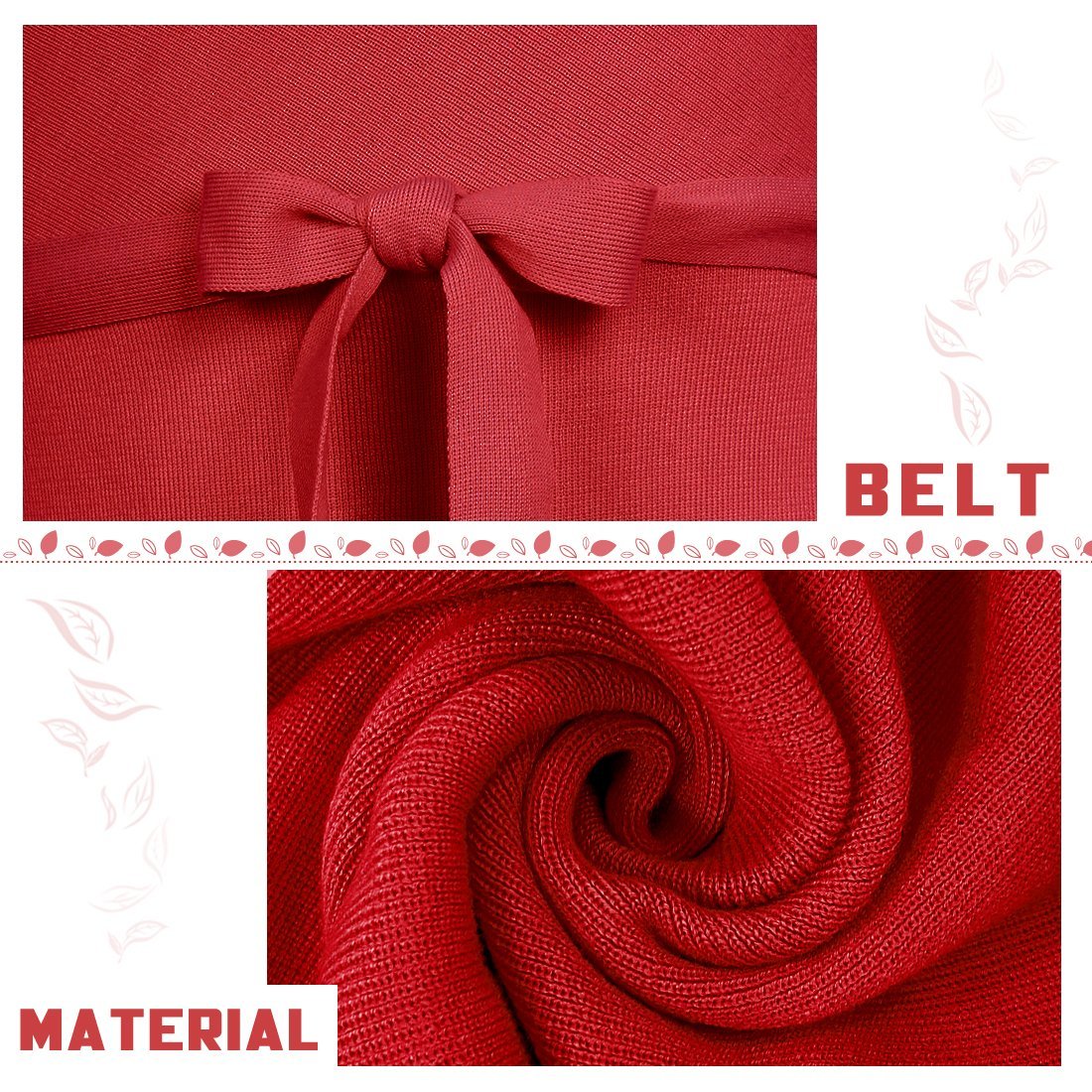 Florcoo Elegant V Neck Backless Sweater Dress in 5 Colors