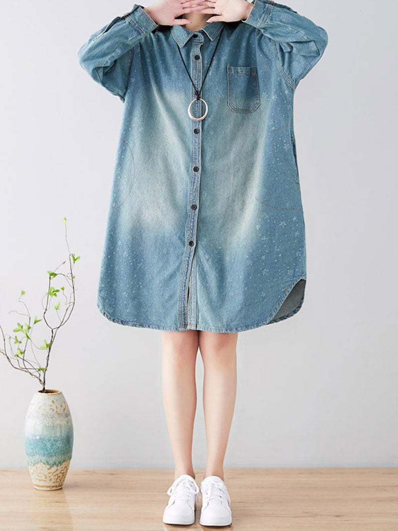 Diamonds In The Sky Shirt Dress 6