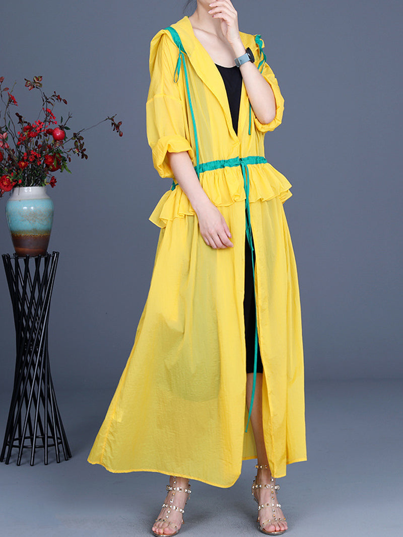 Lasted So Long Hooded Dress - Fashionpara