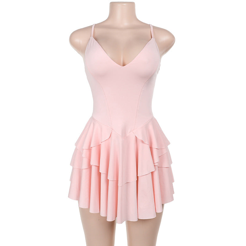 Sunny Side Mini Dress - Pink