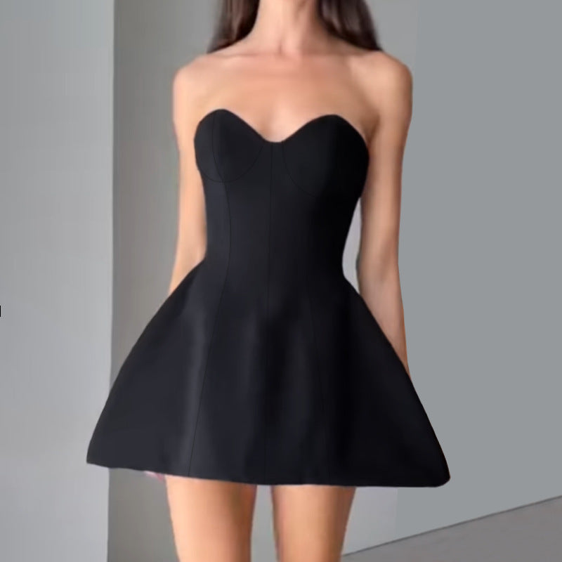 Strapless Sweetheart Fit-and-Flare Mini Dress 6
