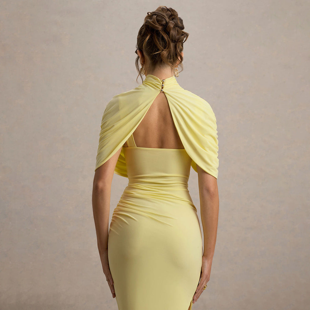 Deardorff Midi Dress - Yellow