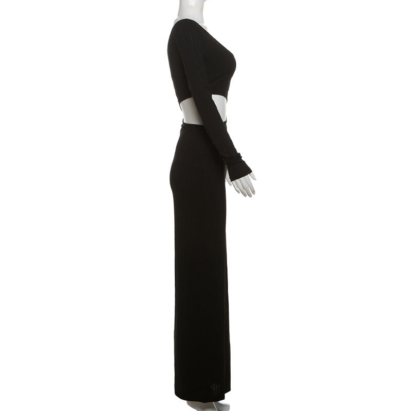 Midnight sky dress - Black