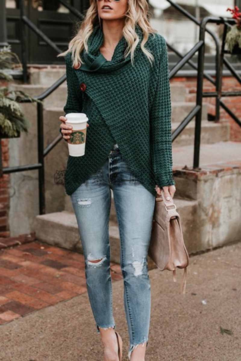 Florcoo Irregular Winter Shawl Coat(6 Colors)