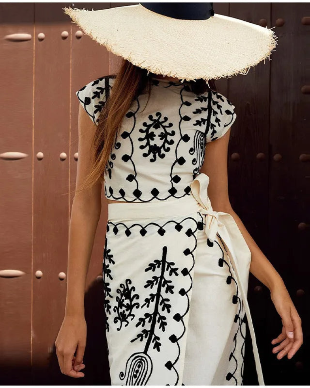 Mafalda Crop Top & Skirt Set - Fashionpara