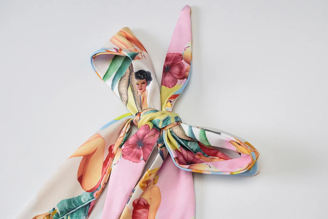 Colorful Beach Girls Print Vest - Fashionpara