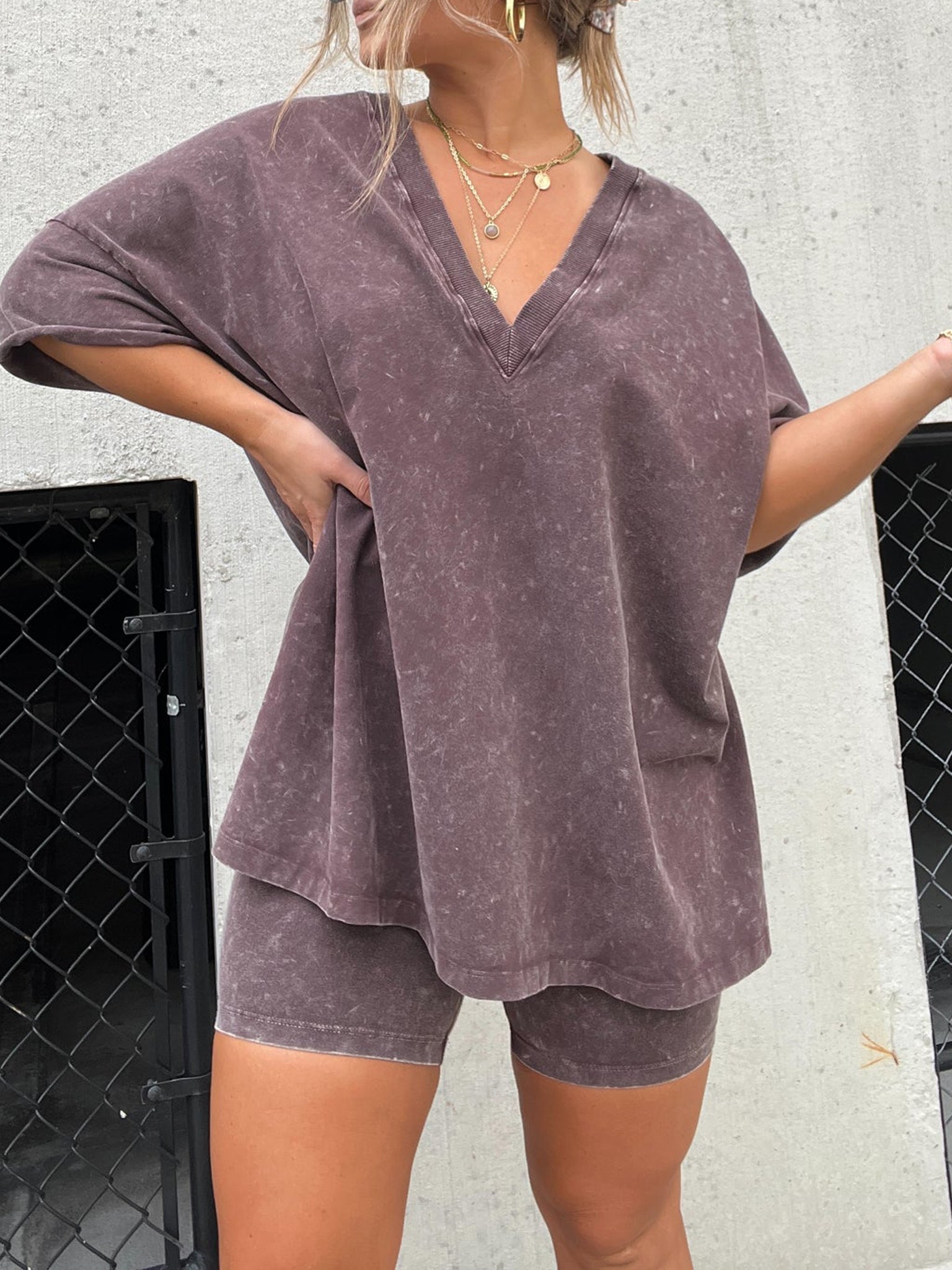 WOMEN'S SUMMER WASHED SET - Fashionpara