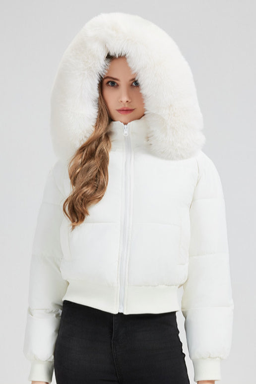 Short Waist Slim Puffer Coat 5