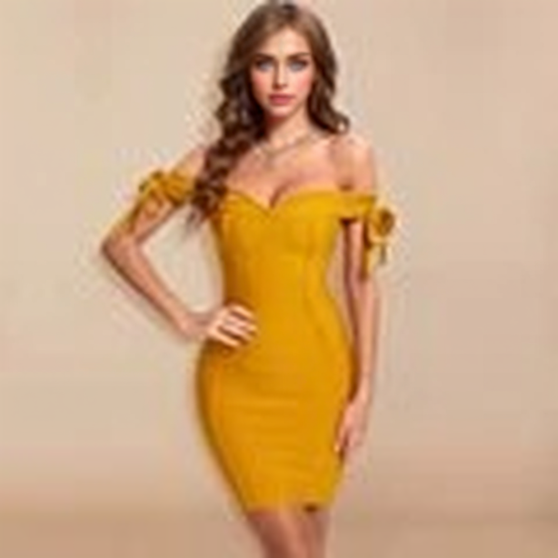 Off-Shoulder Sweetheart Bow-Tie Bandage Mini Dress 2