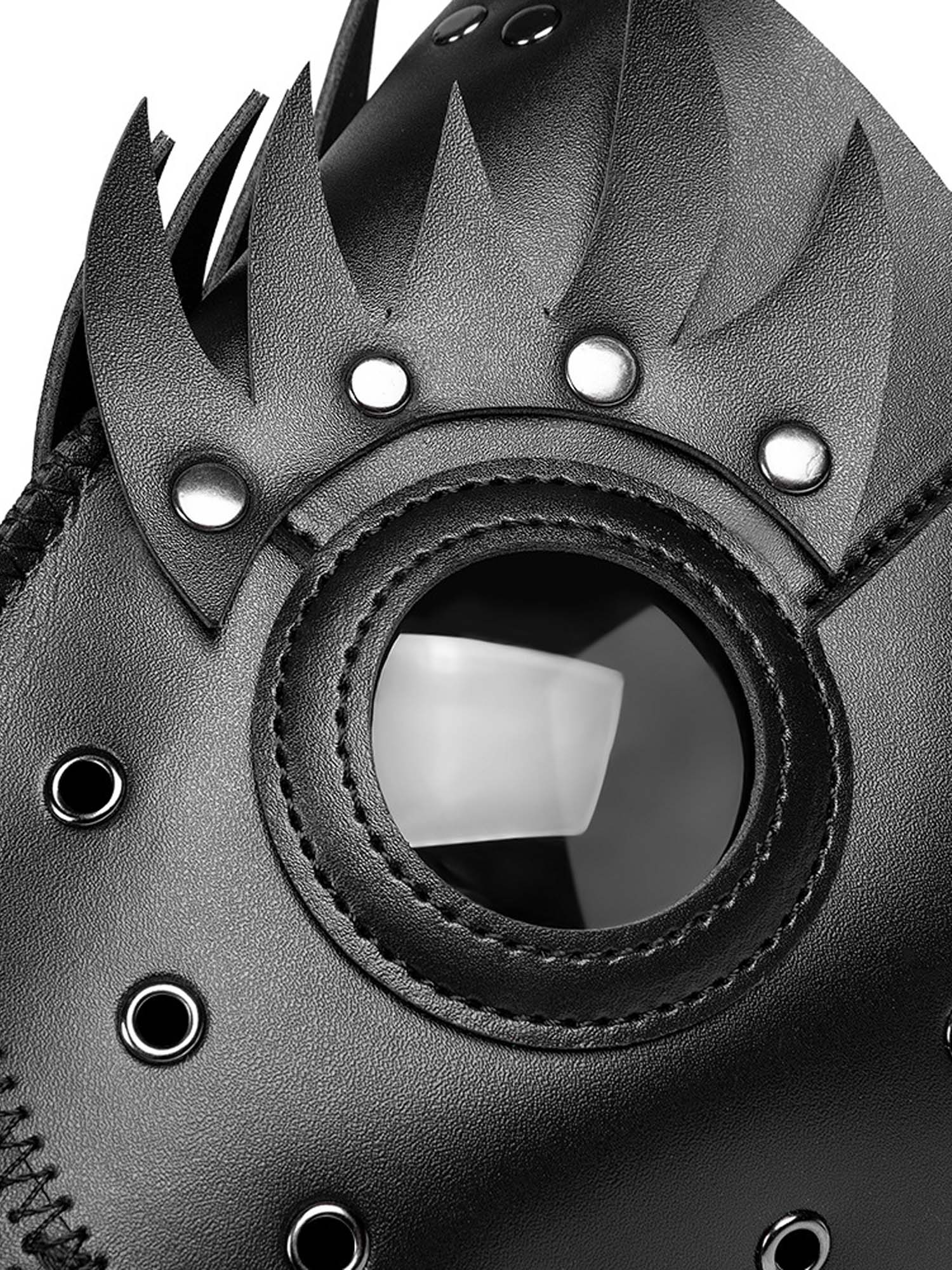 Halloween Steampunk Funny Plague Doctor Bird Beak Party Mask - Fashionpara