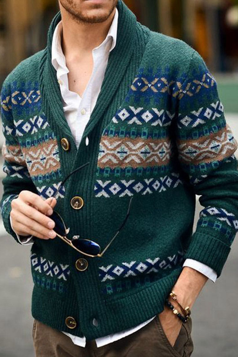 Men's Solid Colour Autumn Polo Shirt Long Sleeve - Fashionpara